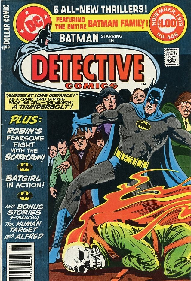 DC Comics Batman's #486 Comic Nov 1979 Grade FN- 5.5
