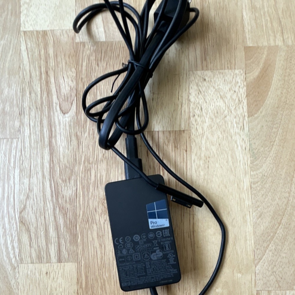 Microsoft Surface Pro Power Adapter Charger Black
