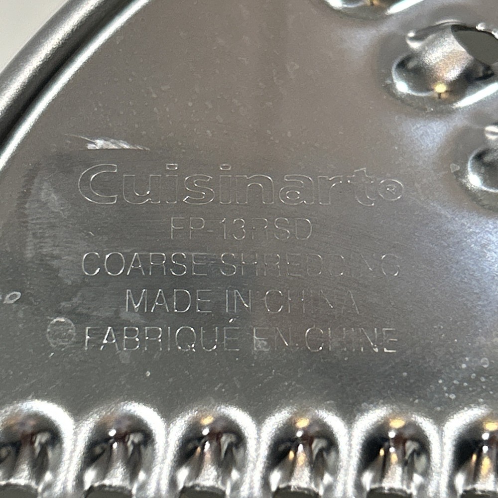 Cuisinart FP-13RSD Coarse Shredding Disc Elemental 13 Food Processor Replacement
