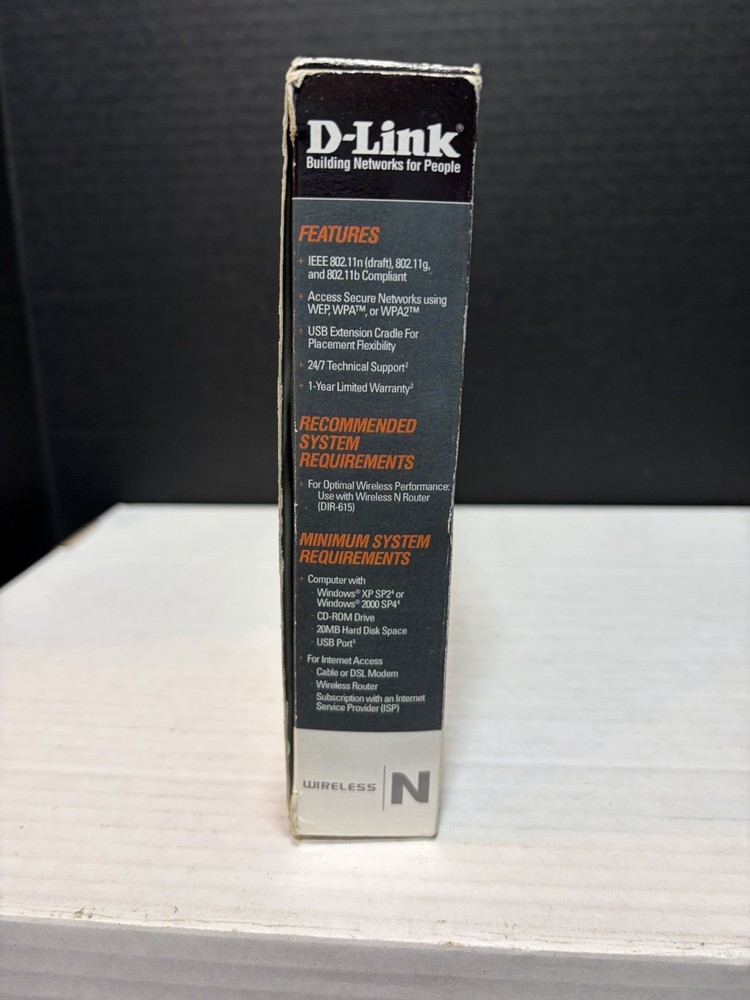D-Link DWA-130 Wireless N USB Adapter New