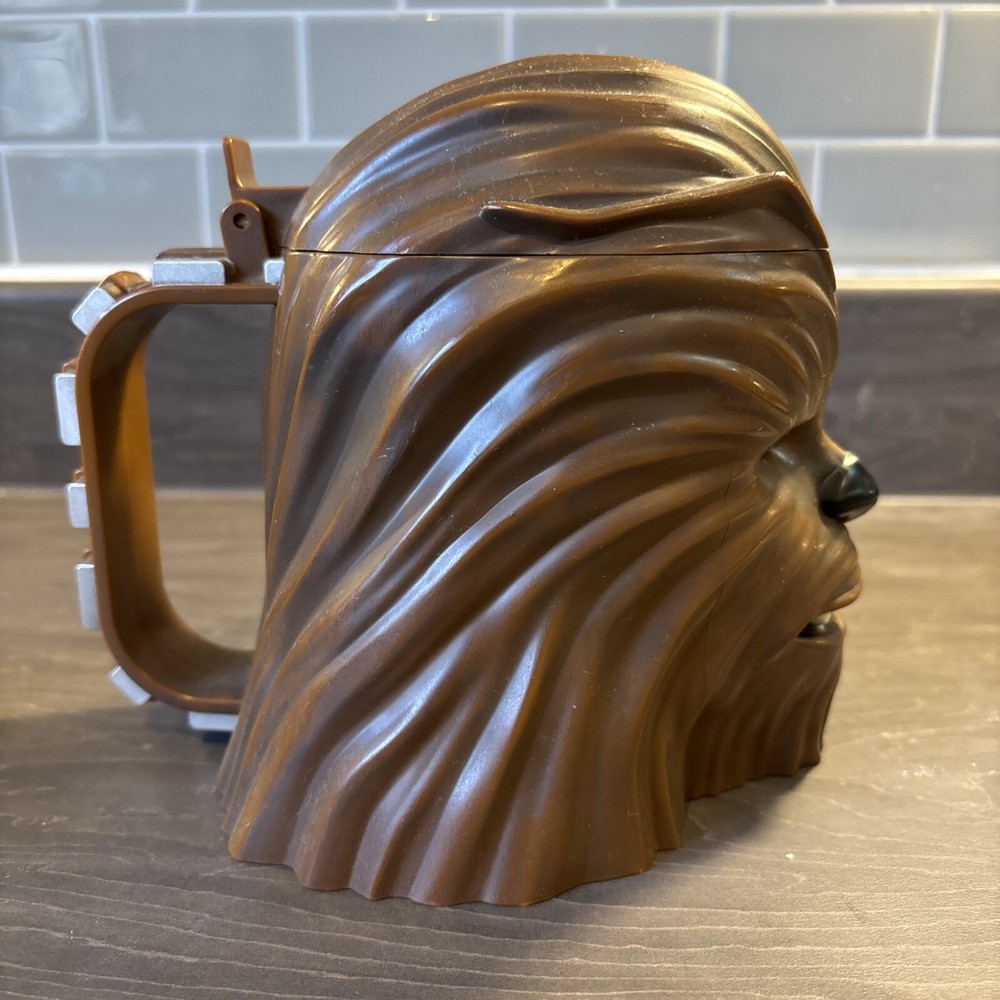 Disney Parks Chewbacca Head Beaker/ Cup Refillable Mementos Plastic Cup
