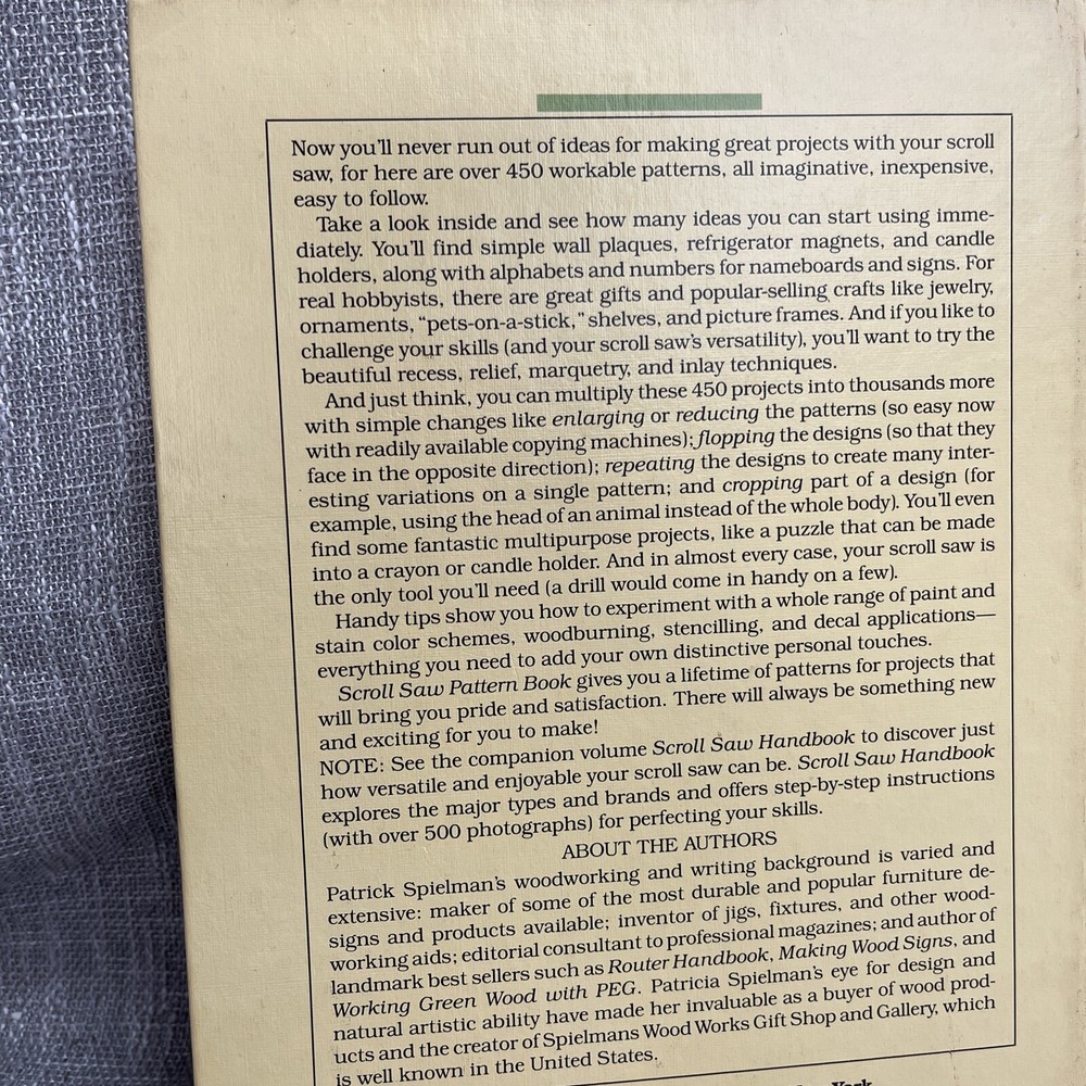 Scroll Saw Pattern Book Patrick Spielman & Patricia Spielman
