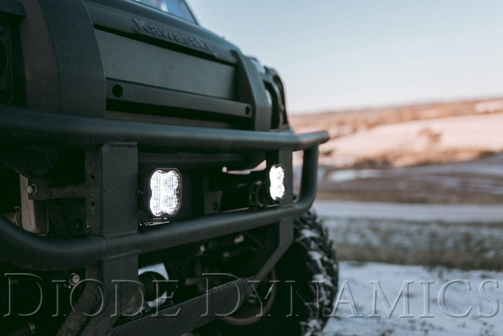 Diode Dynamics SS3 White Pro LED Pod (pair) Combo Optic w/amber backlight