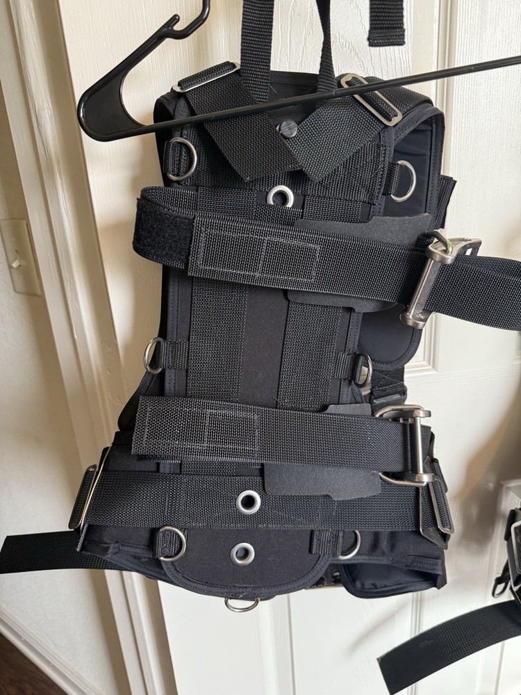 Dive Rite TransPac Scuba Harness Black Model TransPac L/XL