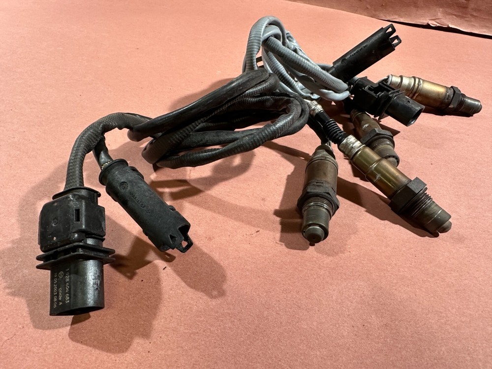 BMW E46 330CI E60 525I E83 X3 3.0L M54 Oxygen Lambda Sensor Set OEM 81K Miles