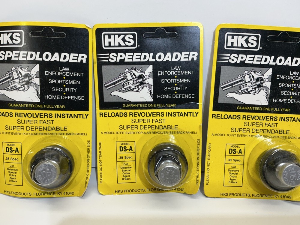 HKS Speedloader; DS-A; 6-Shot; 38 SPL, Fast & Dependable