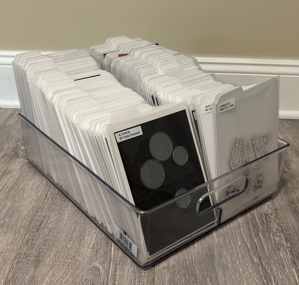 InterDesign Fridge Bins Deep Split Bin - Great for Stamp and Die Storage