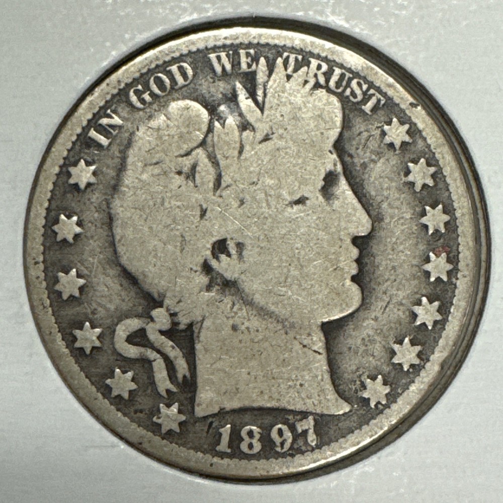 1897-O Barber Half Dollar