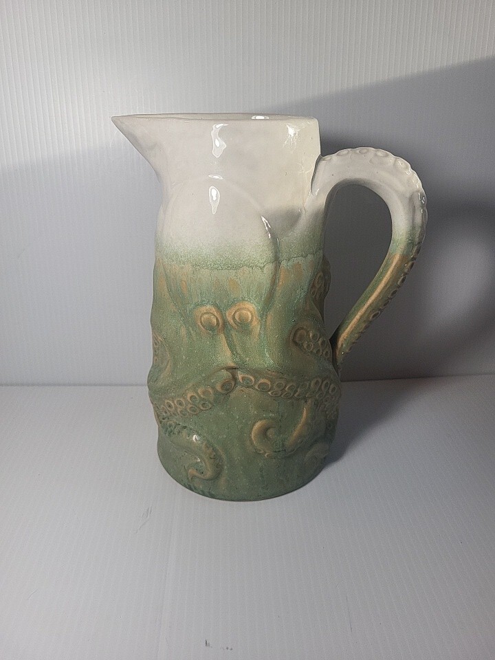 Ceramic Octopus Themed Pitcher