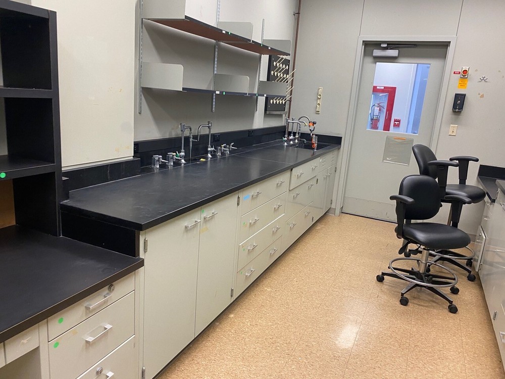 Gray Lab Casework Benches by Linear Foot, Island & Perimeter(100379)