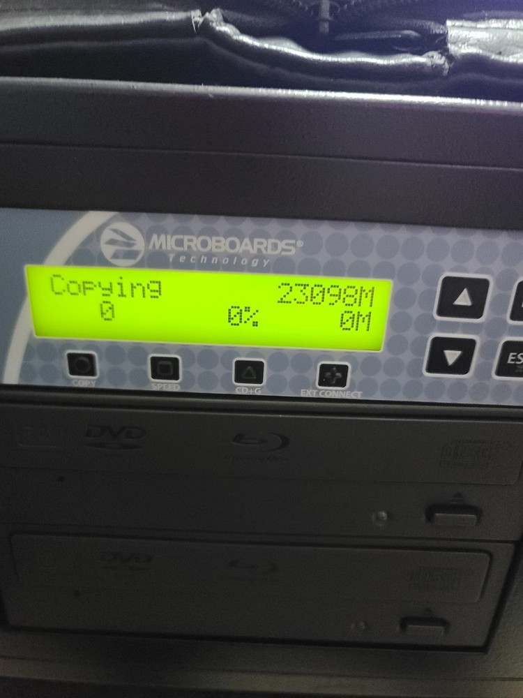 BLURAY DUPLICATOR MICROBOARDS TECHNOLOGY BD PROV3 1 TO 3 COPIES