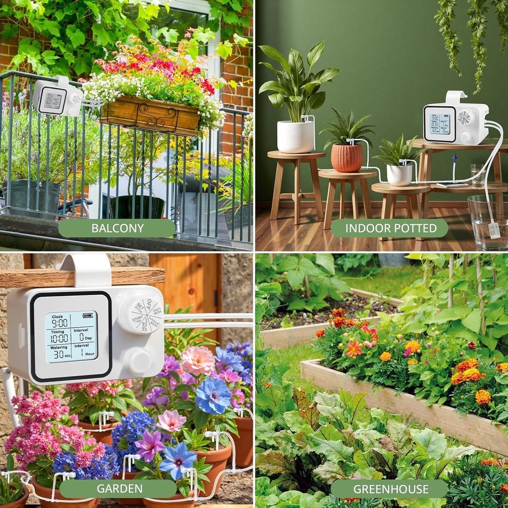 Automatic Watering System for 15 Potted Plants