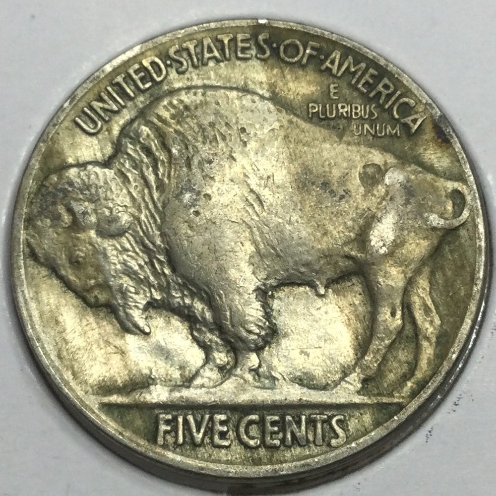1920-P Buffalo Nickel in almost uncirculated