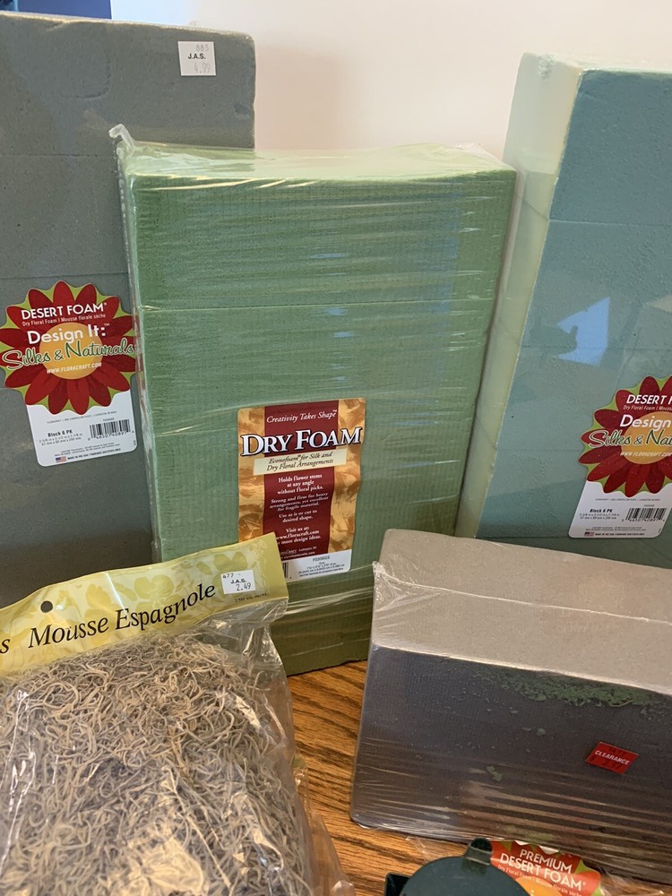 Floral Dry Foam and Extras