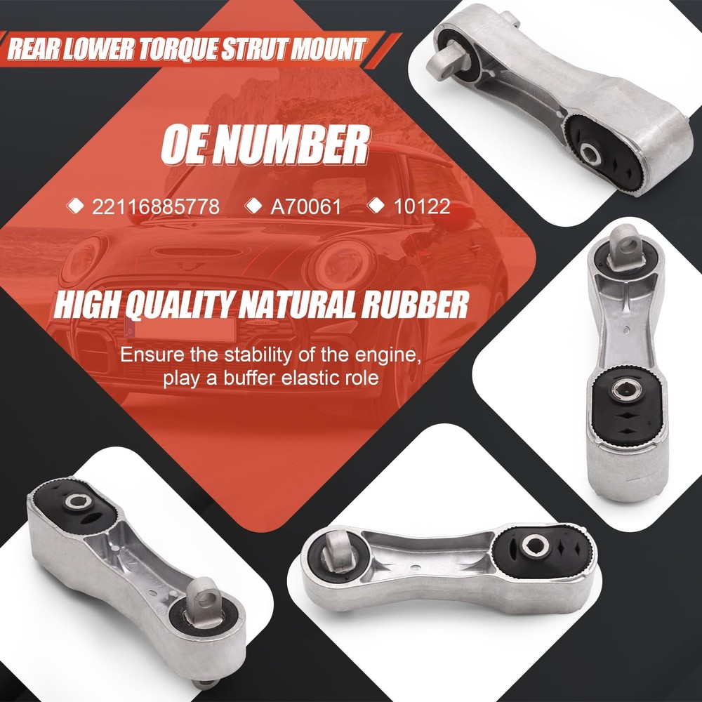 Engine Mount & Transmission Motor Kit 2014-2022 Mini Cooper,