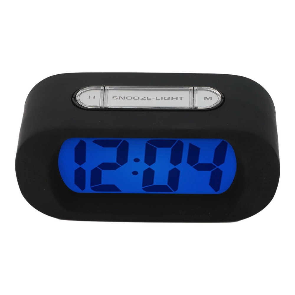 Travel Friendly Digital Clock with Snooze Function and Shockproof Cover