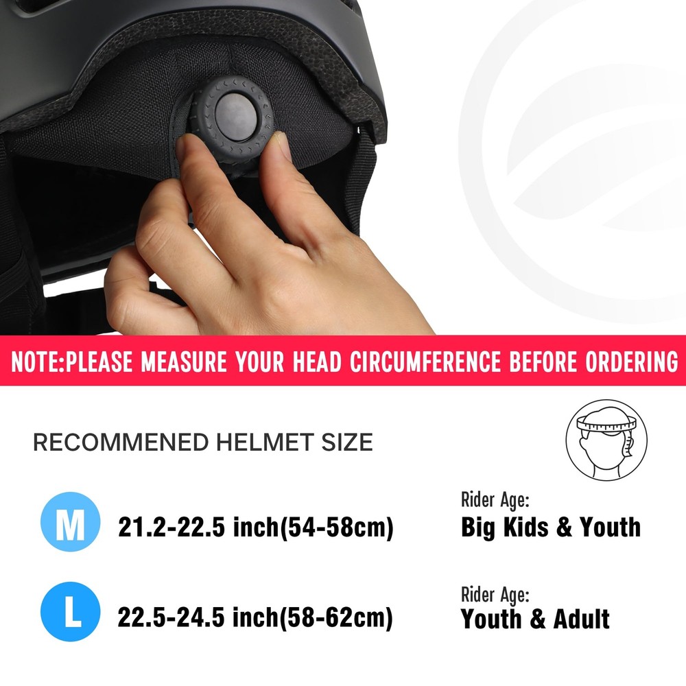 DKONI Ski Helmet for Adults (Large, Black)