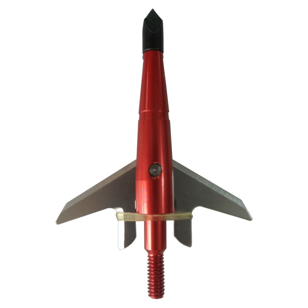 24Pcs Swhacker Broadheads 100Gr Red Expandable Sharp Blade Crossbow Tips