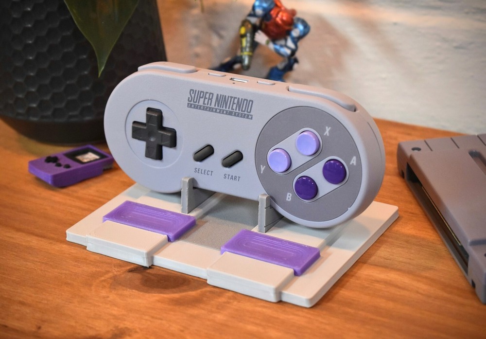 Nintendo Switch SNES Online Controller Display Stand - 3D Printed