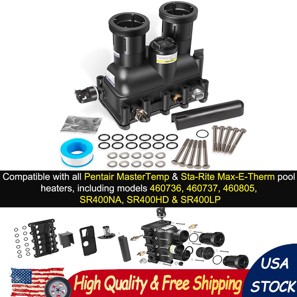 77707-0016 for Manifold Replacement Kit Pool & Spa Heater MasterTemp/Max-E-Therm