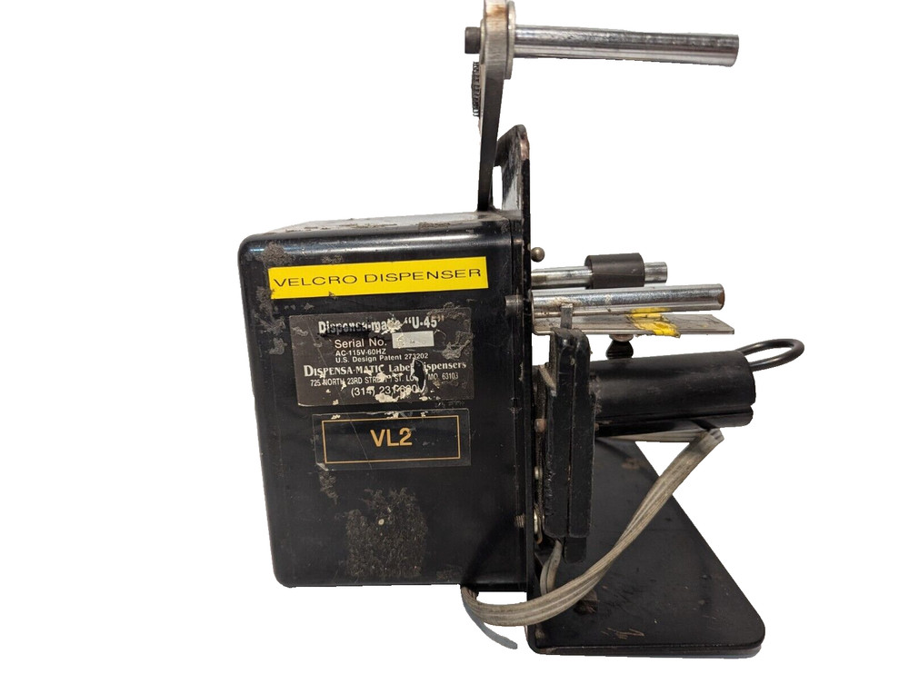 Dispensa-Matic U-45 Automatic Label Dispenser+Returns