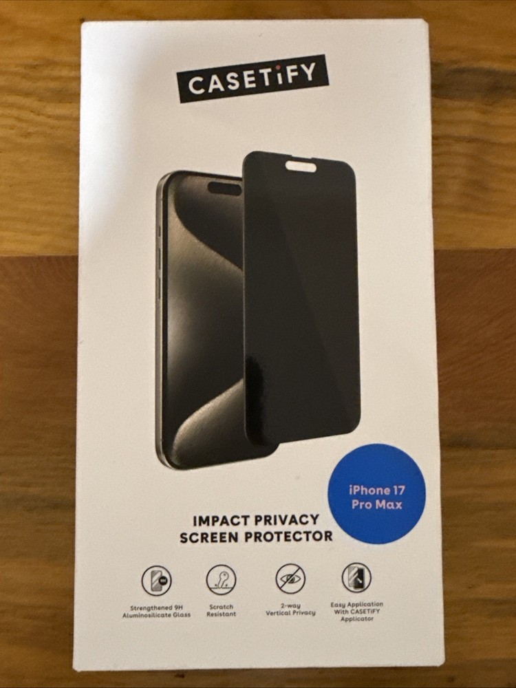 Casetify - Impact Privacy  Screen Protector, for Iphone 17 Pro Max, New