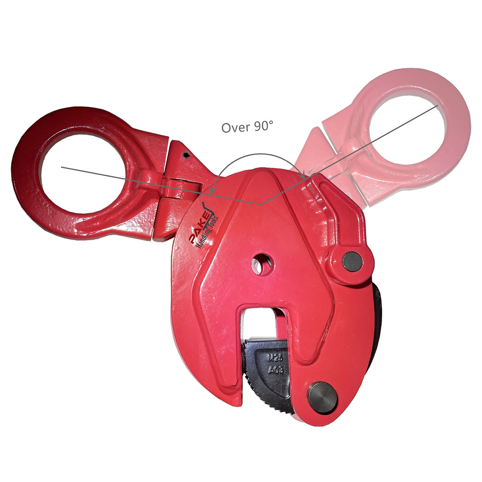 Pake Handling Tools Universal Plate Clamp, 6600 lb Working Load Limit
