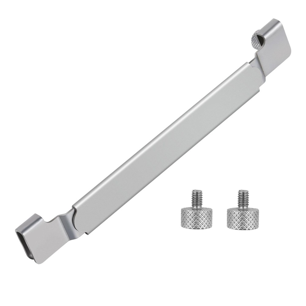 Griddle Spatula Holder, Adjustable Stainless Steel Grill Tool Medium, Silver