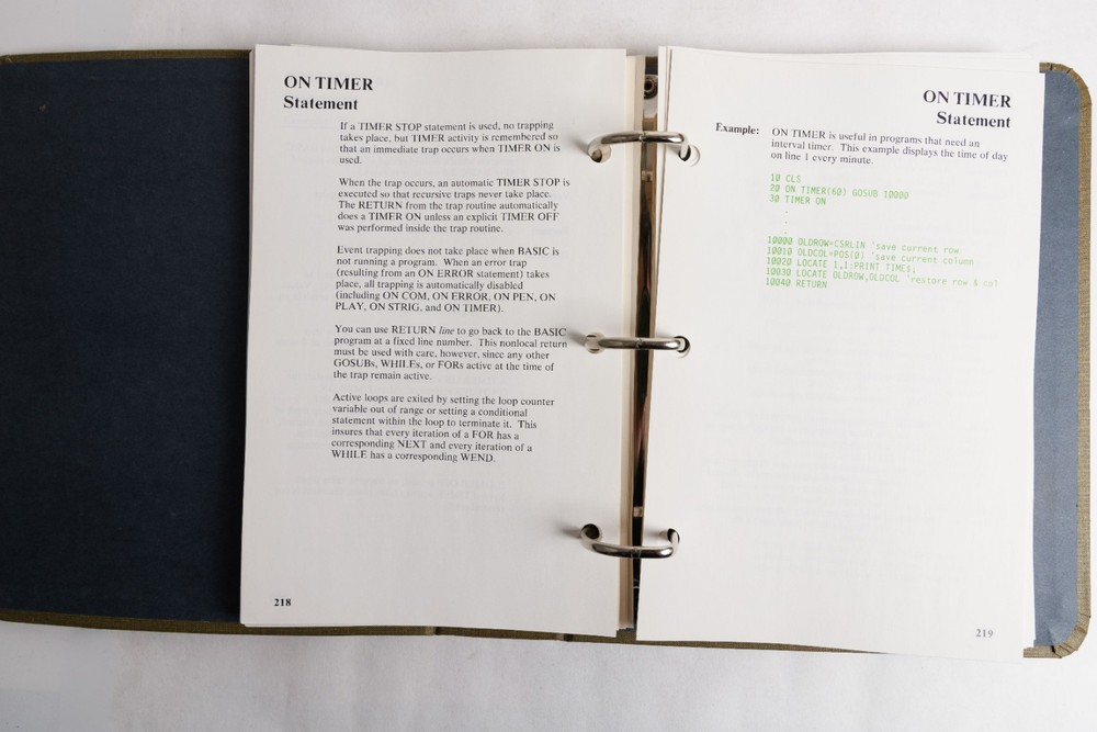 IBM 3.0 Basic Vintage Computer Hardware Reference Library
