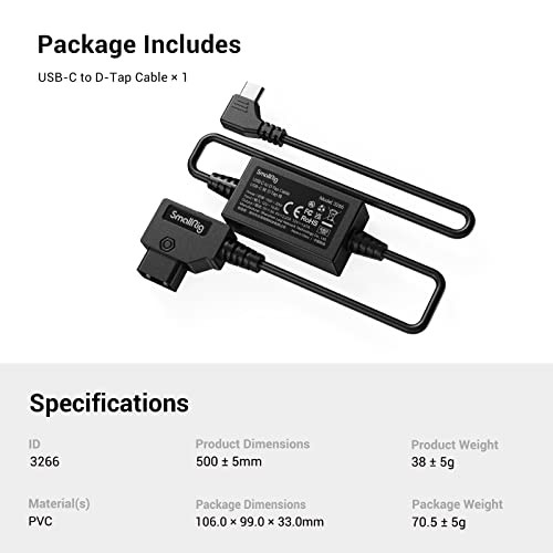 D-Tap to USB-C Fast Charging Cable