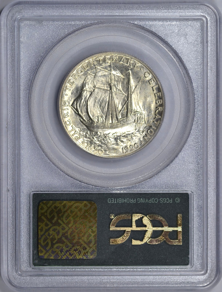 1921 PILGRIM COMMEMORATIVE HALF DOLLAR PCGS MS64 CAC OGH NICE