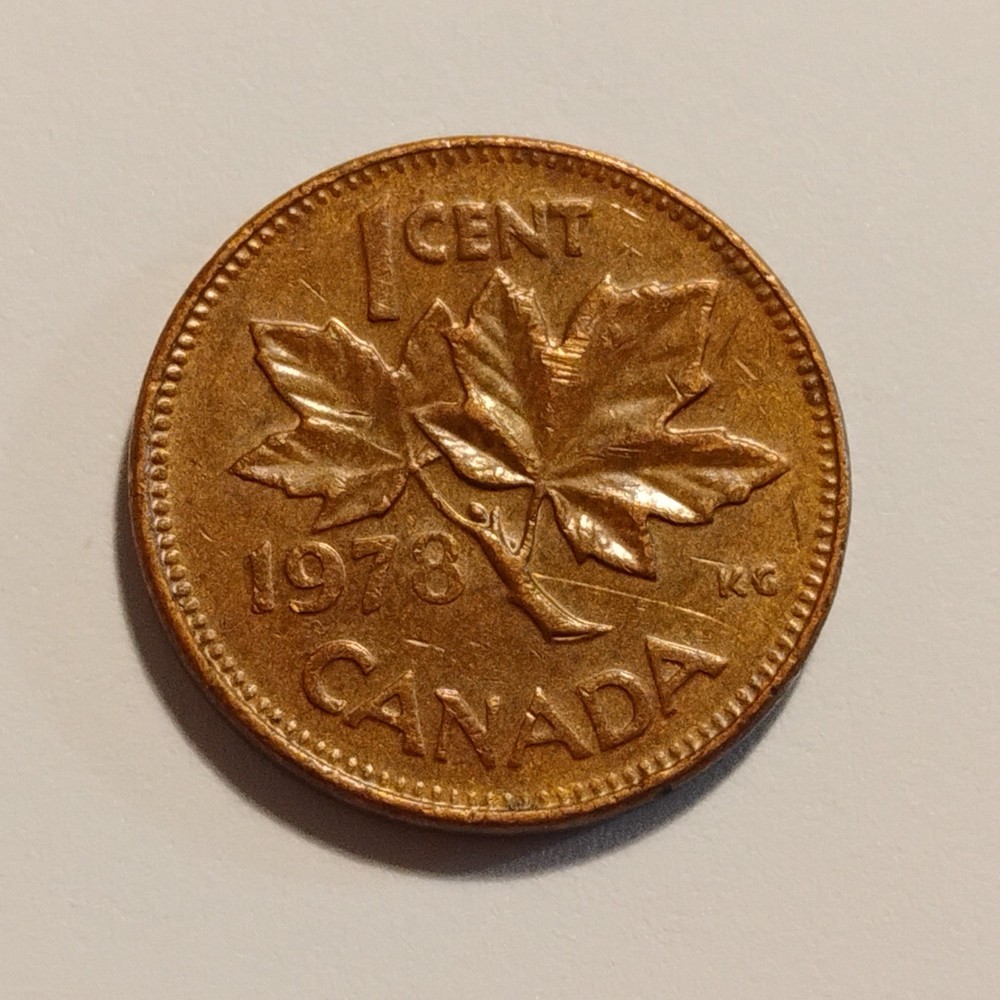 1978 - One (1) Canadian Cent - 1