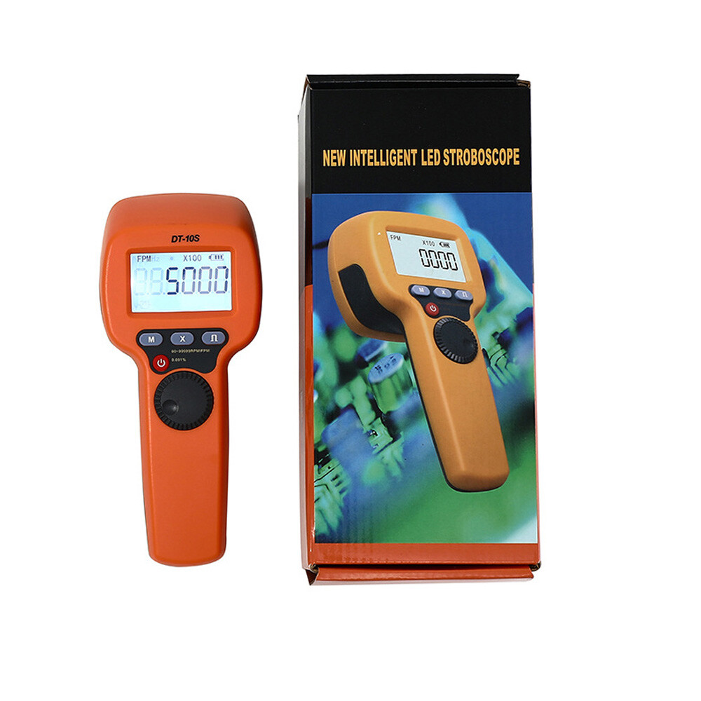 New Digital Handheld Stroboscope, LED Flash Strobe Tachometer Speed Tester