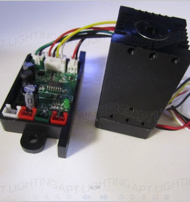 Quality Super stable 200mW 532nm green laser module + focus TTL continuous work