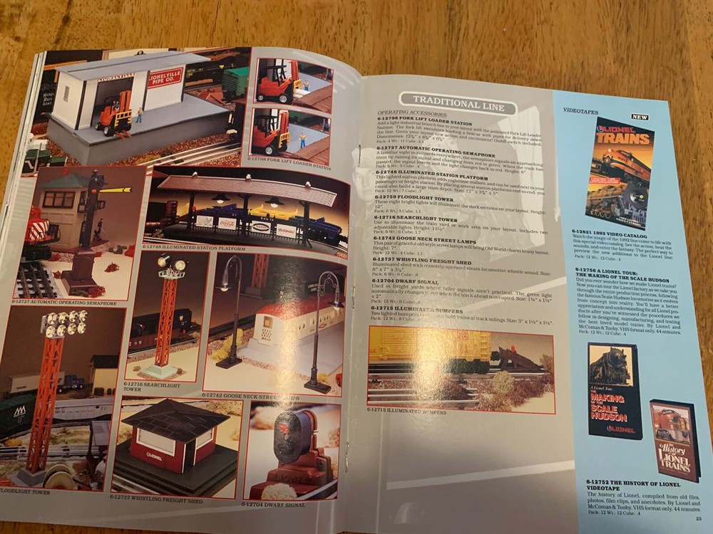1992 Lionel Train Catalog