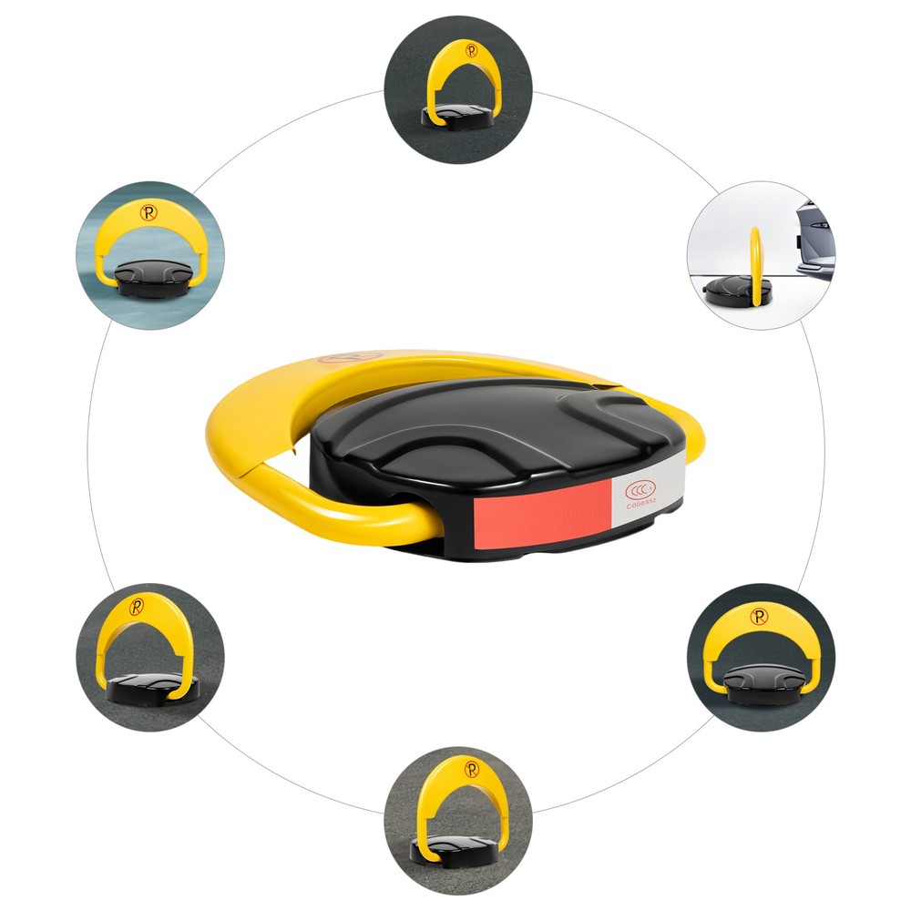 Car Parking Spot Lock Anti-Collision Foldable Barrier Auto Sensor Remote Control