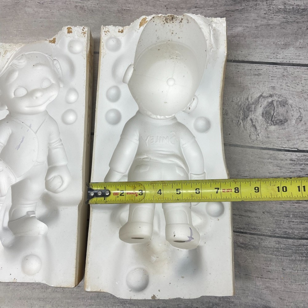 Atlantic Mold Ceramic Casting Mold Baseball Smiley #A670