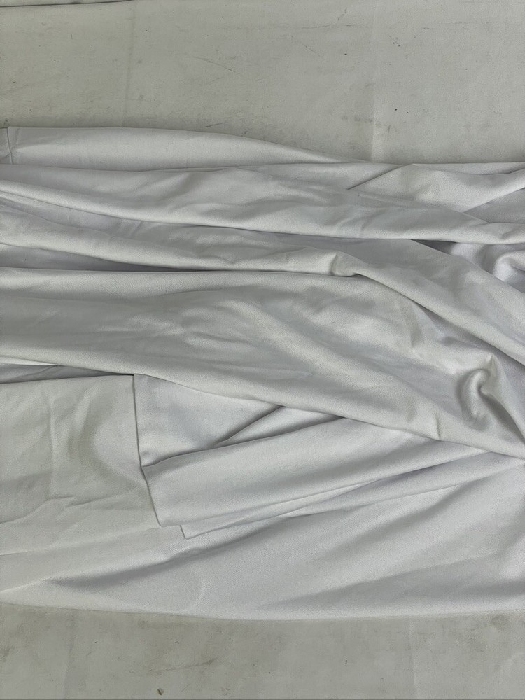 HAORUI Stretch Table Clothes 6 PC 6 FT White