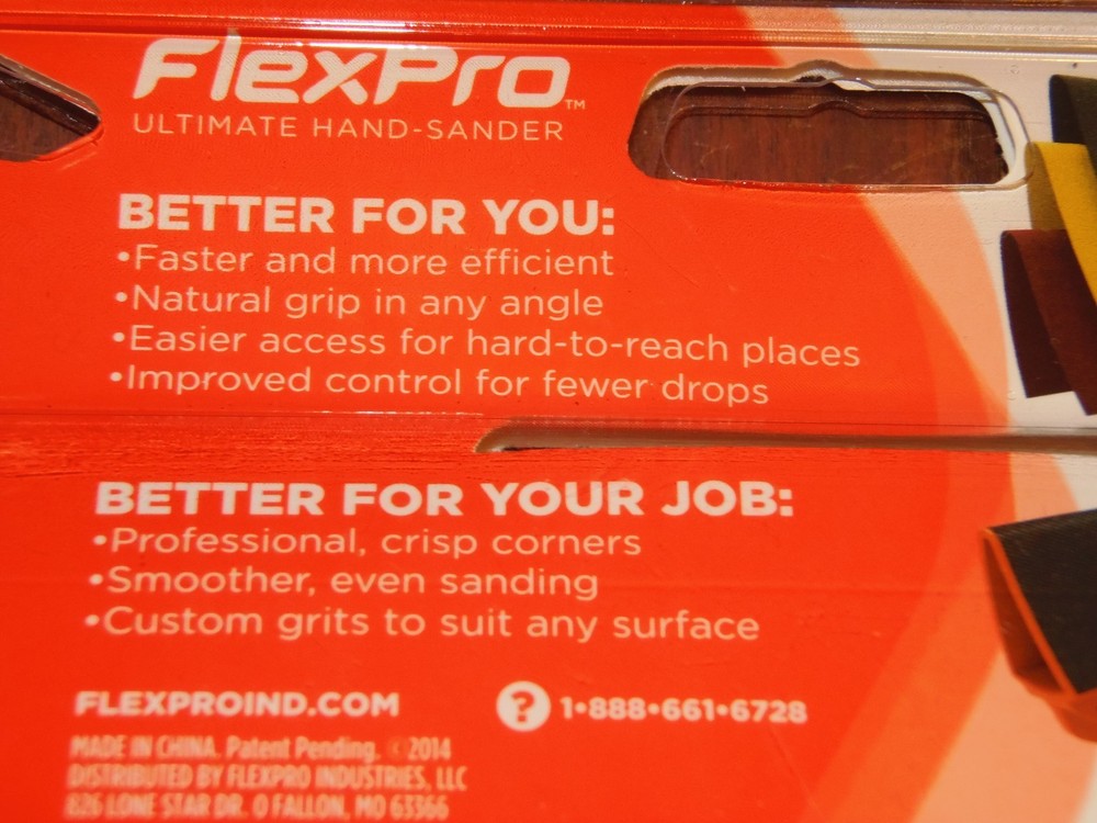 FlexPro Ultimate Hand Sander 3 sanding sheets (2-FD-66)