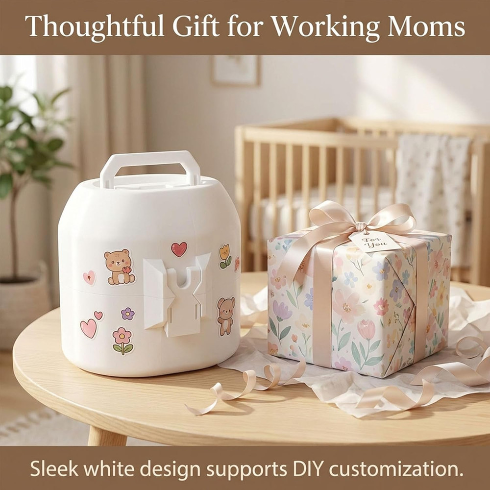Breast Pump Case for Fridge Compatible with Eufy S1 Pro, E10, E20 - Leak-Proof U