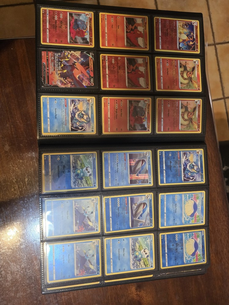 Complete Pokémon Vivid Voltage Master Set! In Folder Binder, Sword And Shield