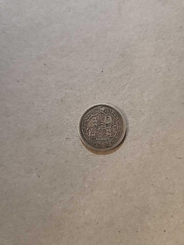 1816 Great Britain 6 Pence silver, ***NICE***