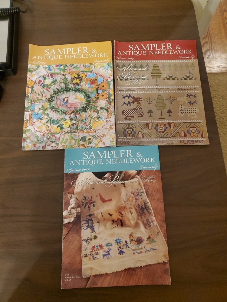 Sampler & Antique Needlework Quarterly LARGE LOT
