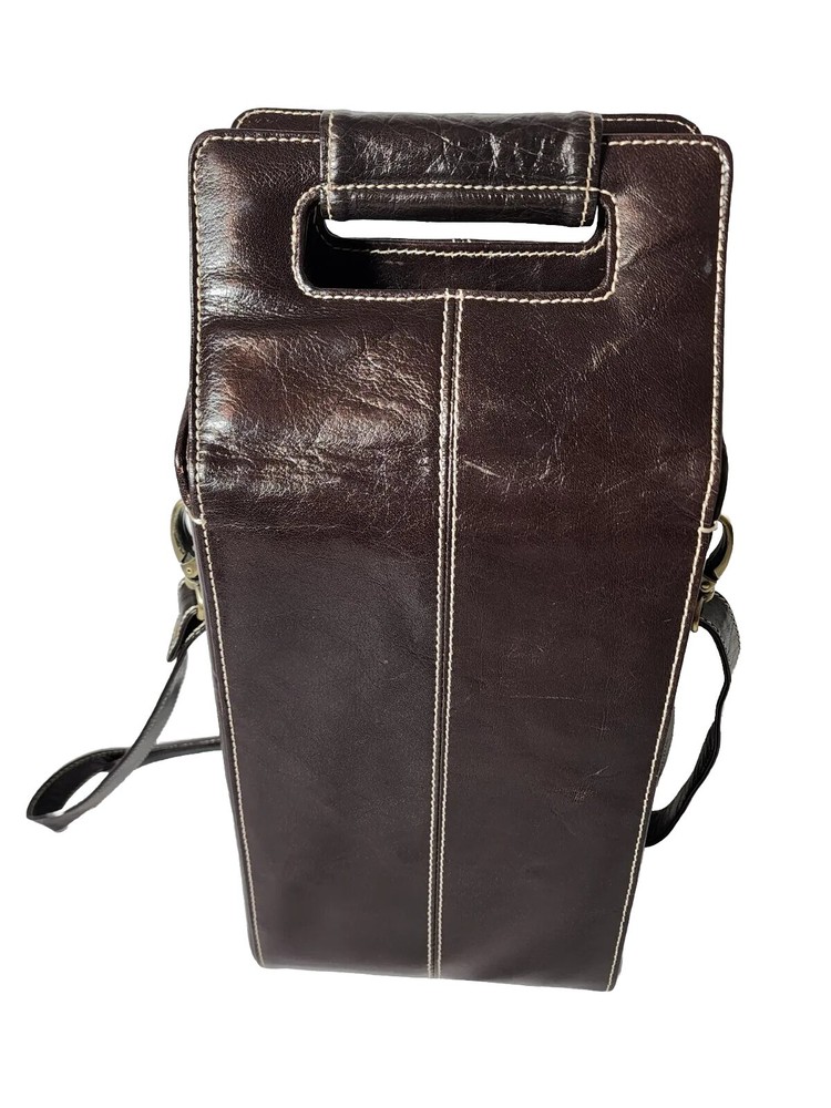 Bottle Wine Liquor Holder Briefcase by Red Envelope preowned