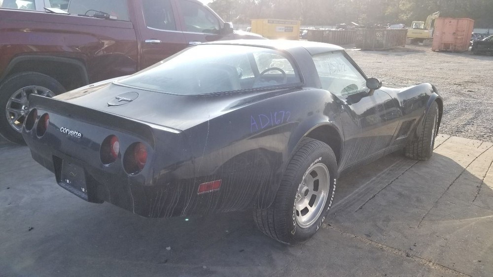 81 CHEVY CORVETTE C3 AT CENTER CONSOLE SHIFT BEZEL CONTROL PANEL BLACK
