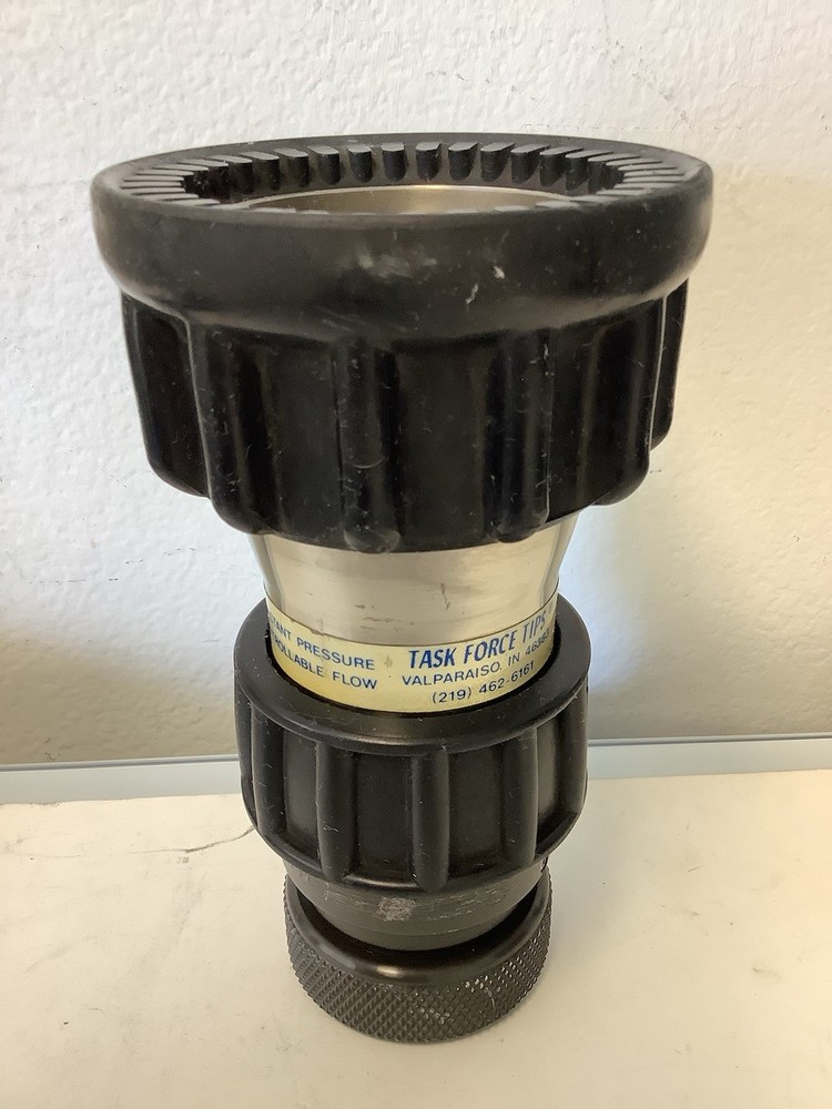 TFT Fire Hose Full Automatic VARIABLE VOLUME Nozzle 1 1/2" NH Task Force Tip