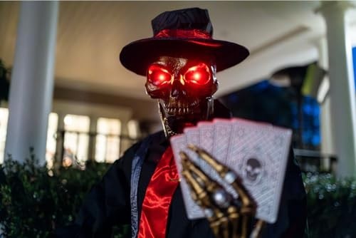 Glowing LED Skeleton Eyes with Remote - 8 Modes, Timer, Dimmable Brightness - Ha