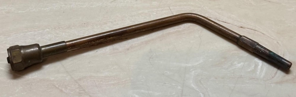 Vintage Cutting Torch Tip Angled 12” Copper Brass