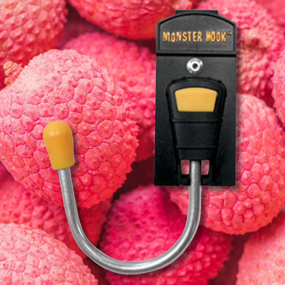 93333 Single Monster Hook, Yellow, Black