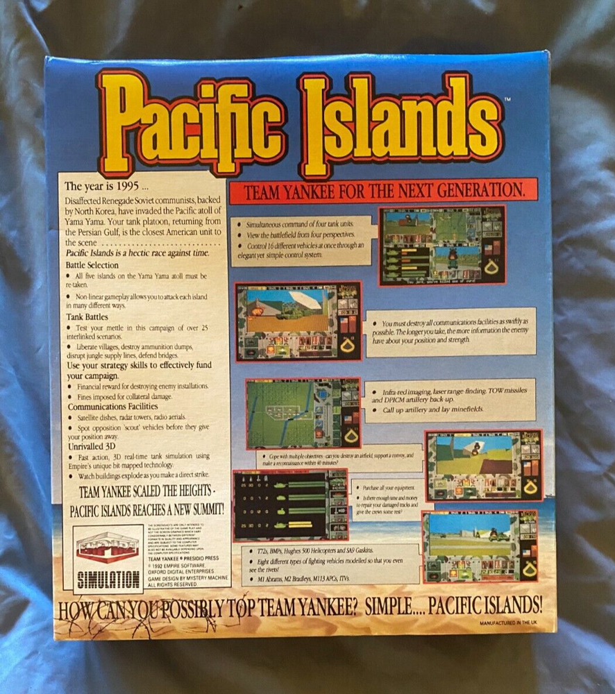 Pacific Islands Atari 1040/520 ST NEW Disk By Empire